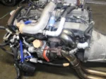 JDM 1994-1997 Nissan Skyline R33 Motor RWD 5 Speed RB25DET 2.5L 6 Cyl Engine - Image 4